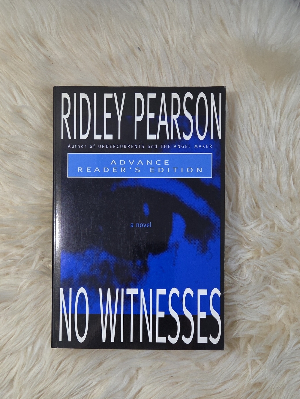 SIGNED Ridley Pearson No Witnesses 1994 ARC Advance Reader First Edition Proof